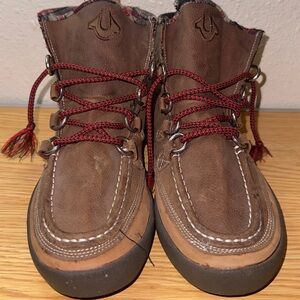 True Religion Boots Brown Suede - Chukka Boots Mens Size 9.5